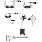 Fowler-52-229-780-Indicator-Mag-Base-Dial-Caliper-Micrometer-Combo-Set