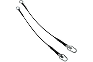 DSkoiph 1 Pair Tailgate Cable Tailgate Lift Support Cables Compatible with Ford Ranger 1993-2008 Mazda B2300 B3000 B4000 1994-2007 Lift Gate Support Straps Pickup