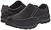 Skechers mens Braver-rayland Slip On Loafer, Black Leather, 9.5 Wide US