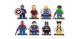 Super Heroes Avengers Captain America Hulk Thor Ironman Minifigure Building Blocks Brick Toy Fits Lego