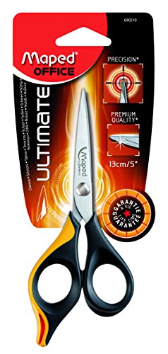 Maped Ultimate Precision Soft Grip Scissors, 5 inch (690210)