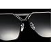 mincl/unisex rectangular sunglasses special metal bridge (black, CA)
