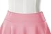 Urban CoCo Women's Basic Midi Skirt Versatile Stretchy Flared Casual High Waisted Skirt(Small, Pink-Long)