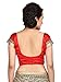 Shonaya Women`S Fashion Party Wear Georgette Embroidered Half & Half Saree With Unstitched Blouse Piece (Brown)
