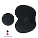 Makeup Brush Cleaning Mat, Codream Makeup Brush Cleaner Pad Set of 2 Cosmetic Makeup Brush Cleaner Washing Tool with Suction Cup (Black) Valentine's Gifts for women
