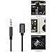 Lightning to 3.5mm Male Aux Audio Cable, Sprtjoy Lightning to Male 3.5mm Auxiliary Audio Stereo Cord for iPhone 7/7 plus to Headphone, Home/Car Stereo (3.3Ft/1M) (Black) - Not Support IOS 10.3