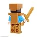 LEGO Minecraft MiniFigure - Steve (with Pearl Gold Helmet, Armor and Legs) 21127