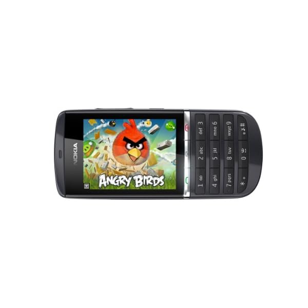 Nokia-Asha-300-Sim-Free-Mobile-Phone-Graphite Nokia Asha 300 Sim Free Mobile Phone - Graphite