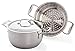 Culina 5 Qt. Tri-Ply Steamer Cooker 3-Piece Set, 18/10 Stainless Steel
