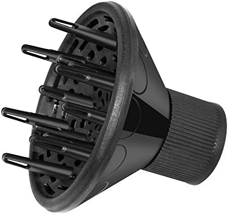 Hair Diffuser, Hair Blow Dryer Diffuser Attachment Professional Salon Tool for Fine Thick Curly Frizzy and Wavy Hair, Dry and Gain Volume Without Frizz