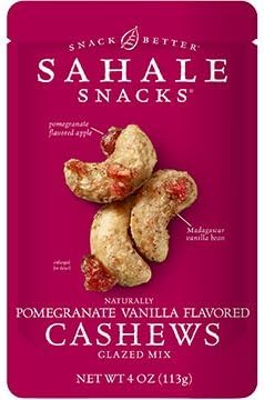 Sahale Snacks All Natural Glazed Nut Blend Variety Pack 4 Oz Each (POMEGRANATE CASHEWS (6 PACK))