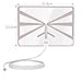 HDTV Antenna, Alldio Indoor TV Antenna 50 Mile Range with 10ft High Performance Coaxial Cable