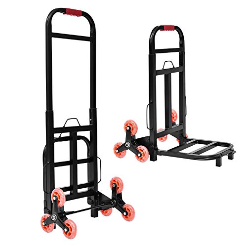 330LBS Capacity Stair Climbing Cart, Heavy Duty Stair Climbing Cart