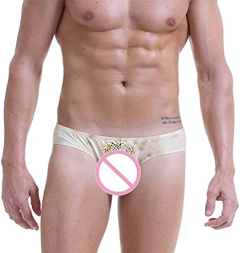 FeiliandaJJ Men's 3D Boxer Briefs, Sexy Animal Print Cotton Soft Breathable Pouch Boxer Underpants Underwear