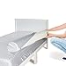 Milliard Bed Bumper (with Attached Sheet) for Toddler Bed, Foam Safety Rail Guard with Washable Sheet; Bed Rail for Toddlers and Kids (Bumper with Sheet)