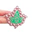 KINGSIN Vintage Pearl Brooch for Women AKA Sorority Gifts Alpha Kappa Alpha Paraphernalia Leaf Pins