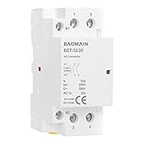 Baomain 110V AC 2-Pole Modular Contactor, 32A 2NO
