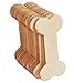 Unfinished Wood Cutout - 24-Pack Dog Bone Shaped Wood Pieces for Wooden Craft DIY Projects, Gift Tags, Home Decoration, 4.3 x 2.2 x 0.1 inches