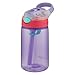 Contigo AUTOSPOUT Straw Gizmo Flip Kid Water Bottles, 14oz, Cherry Blossom/Wisteria, 2-Pack