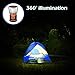 Blazin' Bison Battery LED Rechargeable Lantern | 500 Hour Runtime | Power Bank | Storm Light (600 Lumen, Orange)