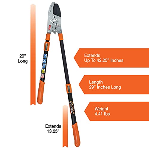 T3 Ratcheting Telescopic Lopper Tiger Jaws most powerful Heavy Duty