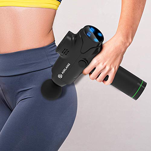 image for AERLANG Handheld Percussion Massage Gun, Deep Tissue Noiseless Massage