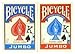 Bicycle Poker Standard Size Jumbo Face Index Playing Cards Blue and RED Color