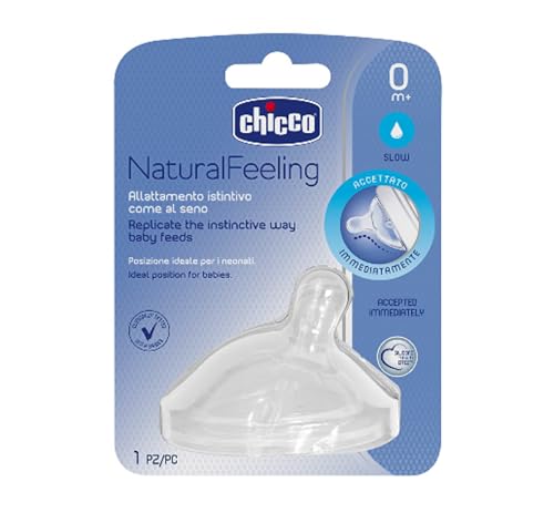 Chicco NaturalFeeling 0M+ Bottle Nipple