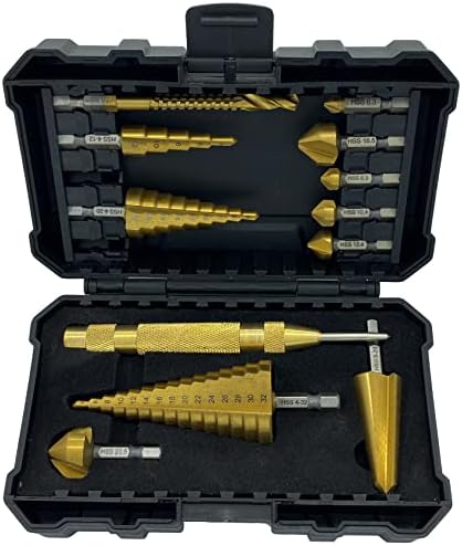 4 Pcs Adjustable Countersink Drill Bits Set 01