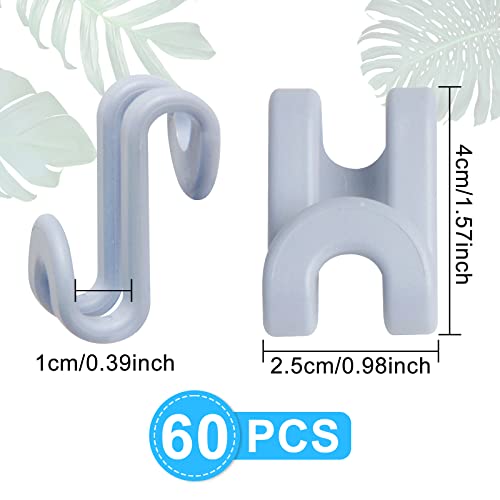Ira Pollitt 60 Pcs Cascading Hanger Hooks Connector,Clothes Hanger