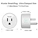 iKustar Wi-Fi Smart Plug Socket: Ultra-Compact Size Outlet Compatible With Amazon Alexa Google Home| Wireless Remote Control Your Devices| Energy Saving Smart Socket With Timer (WP5-White-2)