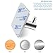 Eipihon 4 Pack Upgraded No Drilling Waterproof and Rustproof Stainless Steel Self Adhesive Hooks for Kitchens, Bathrooms, Lavatories, Closets, Office and so on