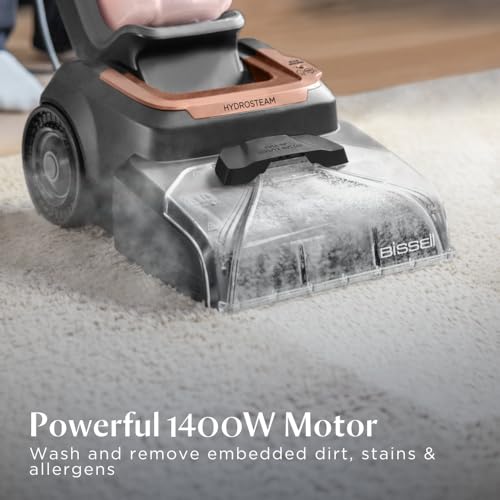 BISSELL PowerWash HydroSteam™ 4201K – Carpet & Upholstery Cleaner with HydroSteam™ Technology, Steam Pretreat Mode, XL DirtLifter PowerBrush & Easy-Clean Brush Roll | 2-Year BISSELL Warranty