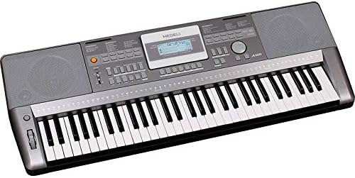 Medeli A100S 61-note keyboard, grey