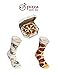 Rainbow Socks - Pizza Box Socks - Pepperoni 4 pairs Cotton Socks - Made In Europe Man Funny Gift!