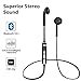 LBell Wireless Headphones V4.1 Wireless Stereo earbuds Built-in Noise Cancellation Stereo Bluetooth Headphones with Mic for iPhone and Android Phones (Black)