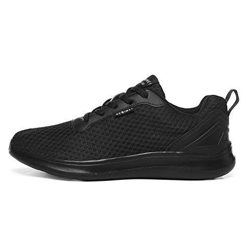 GESIMEI Men's Breathable Mesh Tennis Shoes Comfortable Gym Sneakers