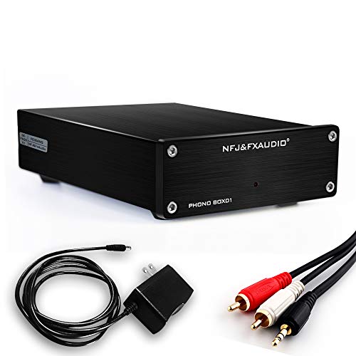 FX AUDIO MM Phono Preamp Turntable Preamplifier RIAA Amplified Line