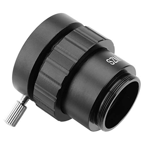 Jadpes Stereo Microscope Objective Lens, 0.5X C-Mount Objective Lens 1/2 CTV Adapter for SZM Video Digital Camera Trinocular Stereo MICR