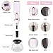 Makeup Brush Cleaner and Dryer Electric Spinner Machine Automatic Cleaning Tool Kit with Free Makeup Brush Cleaning Mat, Wash and Dry All Sizes Cosmetic Brushes in Seconds, White