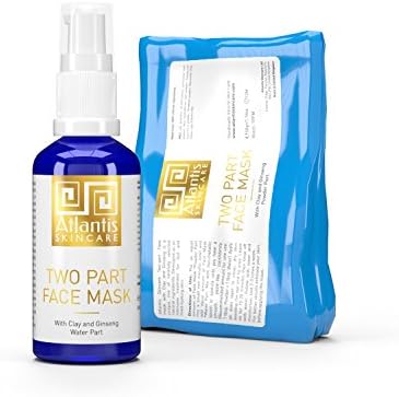 Atlantis Skincare Two Part Face Mask with Clay and Ginseng, 50 ml