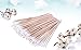 100pcs/bag, Cotton Swabs, 6'' Length Wood Handle, for Gun Cleaning, Model Making, and for applying Paint, epoxy, Jewelry Even Ceramics etc.Wood Cutton swabs