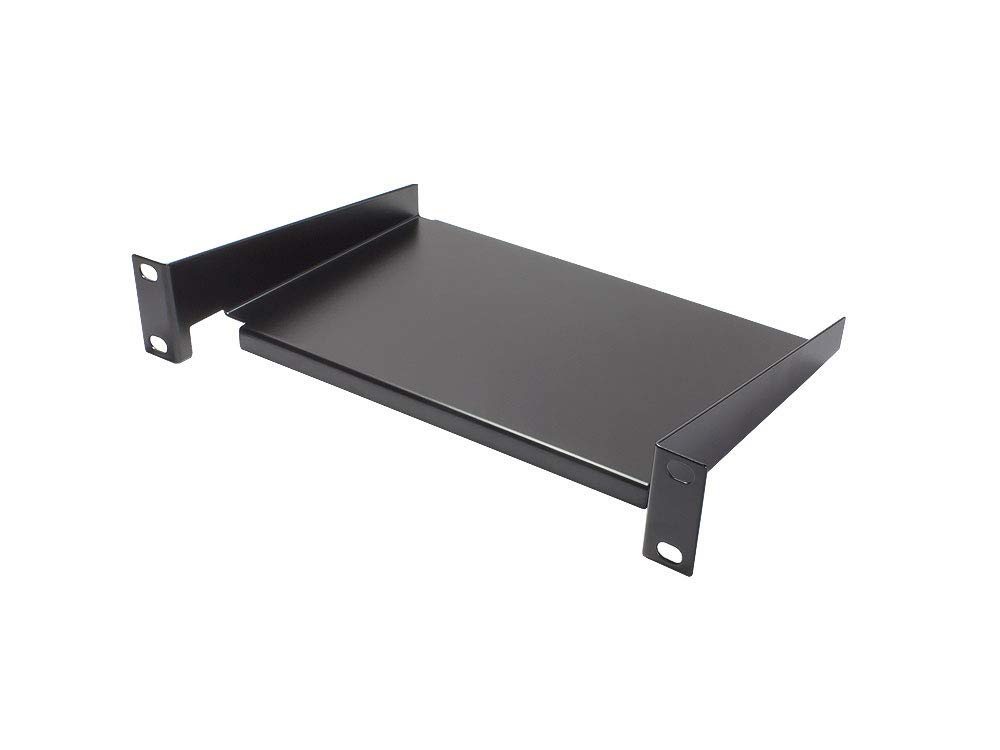 Good Connections® Patch panel / patch panel - 10 inch - server mounting / rack installation - Cat. 6A, 500 MHz - 10 Gigabit capable - 8 port - 0.5 HE - STP shielded - tool-free opening - jet black (RAL9005)