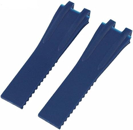 27-20 mm Blue Silicone Rubber Diver Watch Strap Band for ULYSSE NARDIN