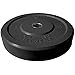Titan Fitness Single 45 LB Black Economy Olympic Bumper Plate, Rubber with Steel Insert