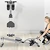 Rowing-Machine-Fitness-Cardio-Workout-with-Adjustable-Resistance-Double-Aluminum-Sliding-Rail-LCD-Monitor-Super-Silent-Fit-for-Home-Gym-Strength-Training Rowing Machine, Fitness Cardio Workout with Adjustable Resistance, Double Aluminum Sliding Rail, LCD Monitor, Super…