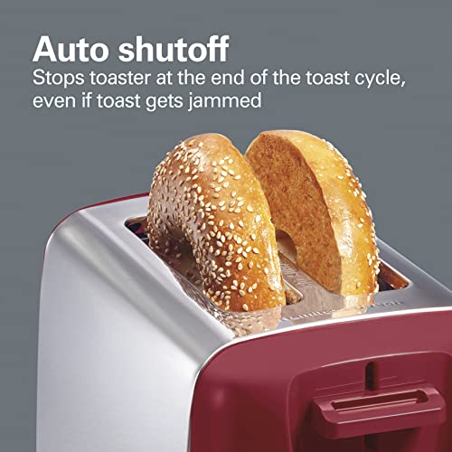 Hamilton Beach 2 Slice Toaster with Extra Wide Slots, Shade Selector