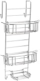 Zenna Home 7803SS, Over-the-Shower Door Caddy, Chrome (Kitchen)