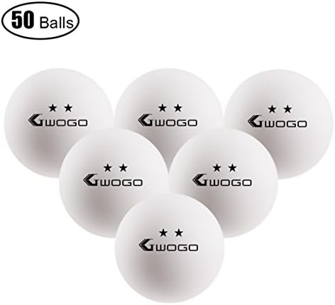 50 white 2-star 40mm Table Tennis Ball Advanced Training Ping Pong Balls