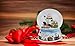 Lightahead® 100 mm Musical Christmas Snow Globe with Falling Snowflakes & Music Playing (Snowman)